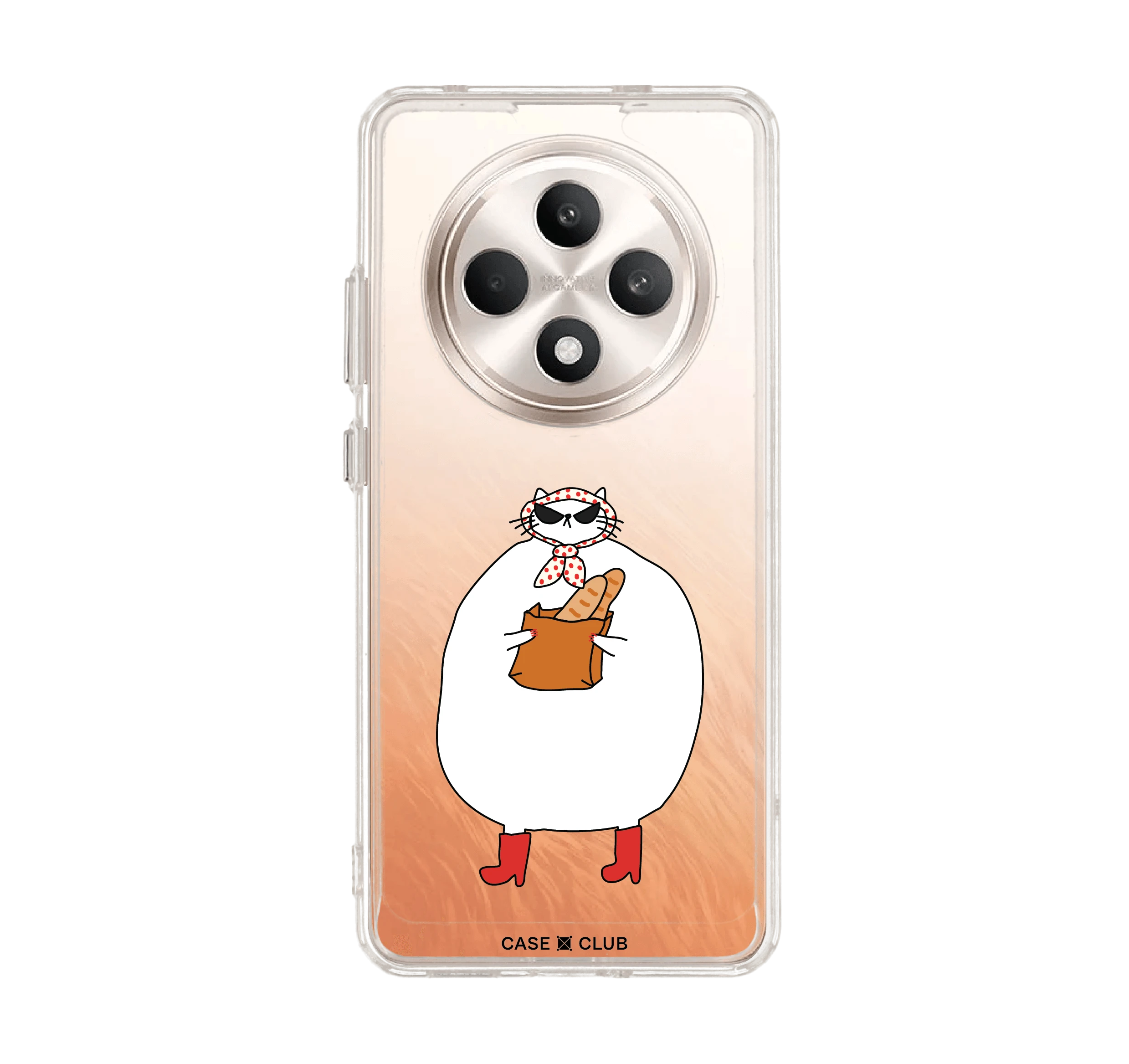 oppo reno 12f clear case madam cat